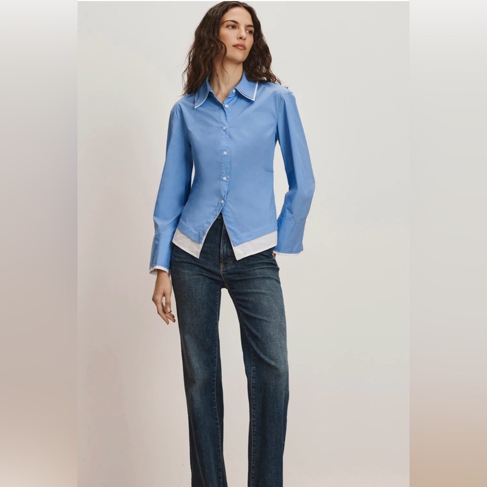 Veronica Beard Bonnie Button-Down Shirt Size 0